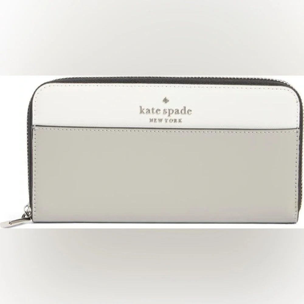 Kate Spade New York Staci Continental Wallet Nimbus Grey Multi